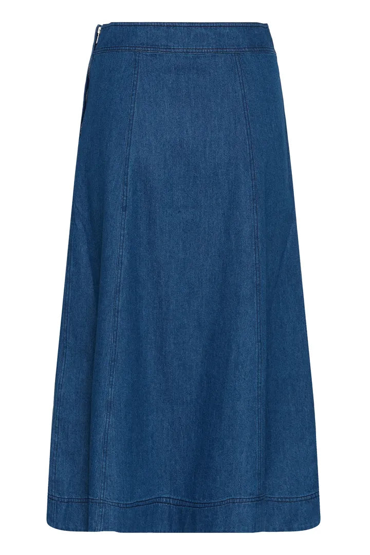 Part Two RachidaPW Skirt Medium Dark Blue Denim