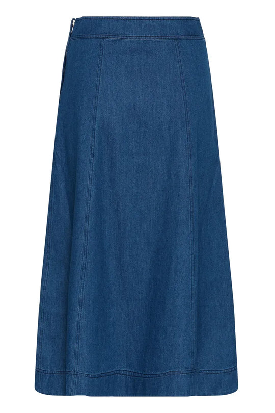 Part Two RachidaPW Skirt Medium Dark Blue Denim