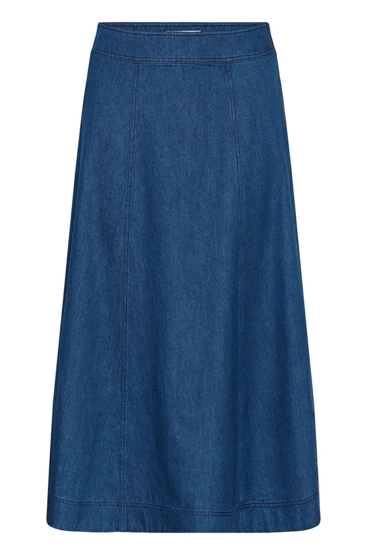 Part Two RachidaPW Skirt Medium Dark Blue Denim