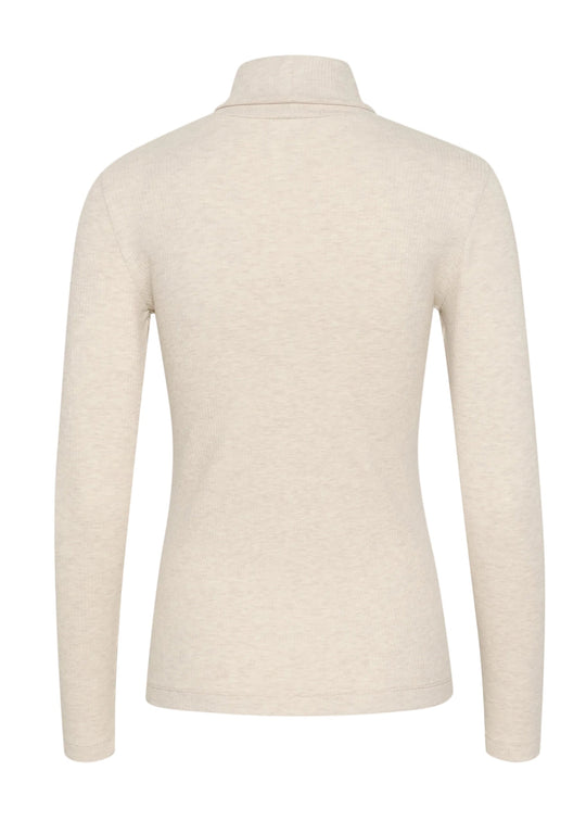 Inwear DagnaIW Rollneck Melange LS Ecru