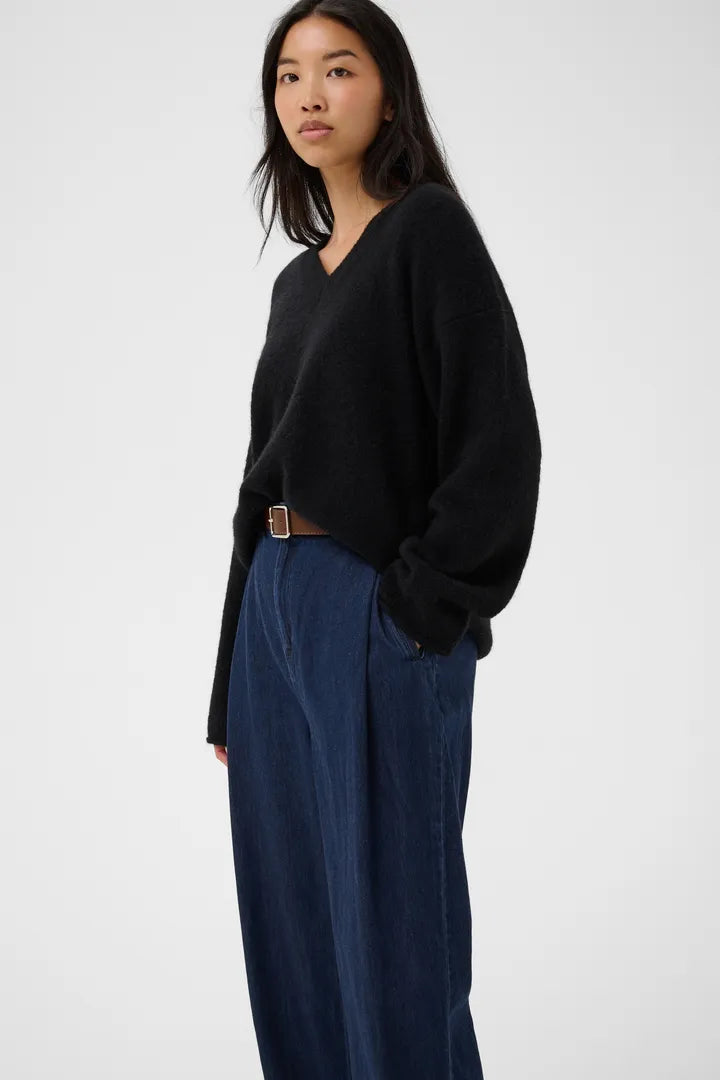 Part Two ColleenaPW Pants Dark Blue Denim
