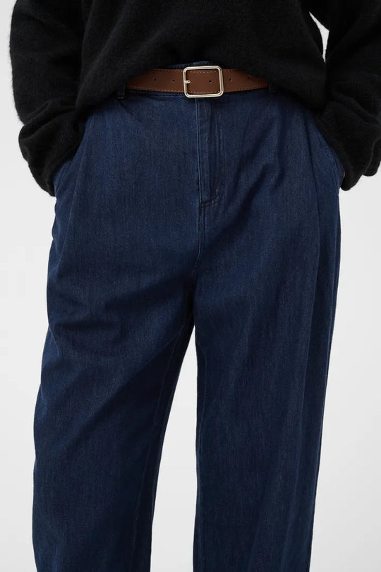 Part Two ColleenaPW Pants Dark Blue Denim