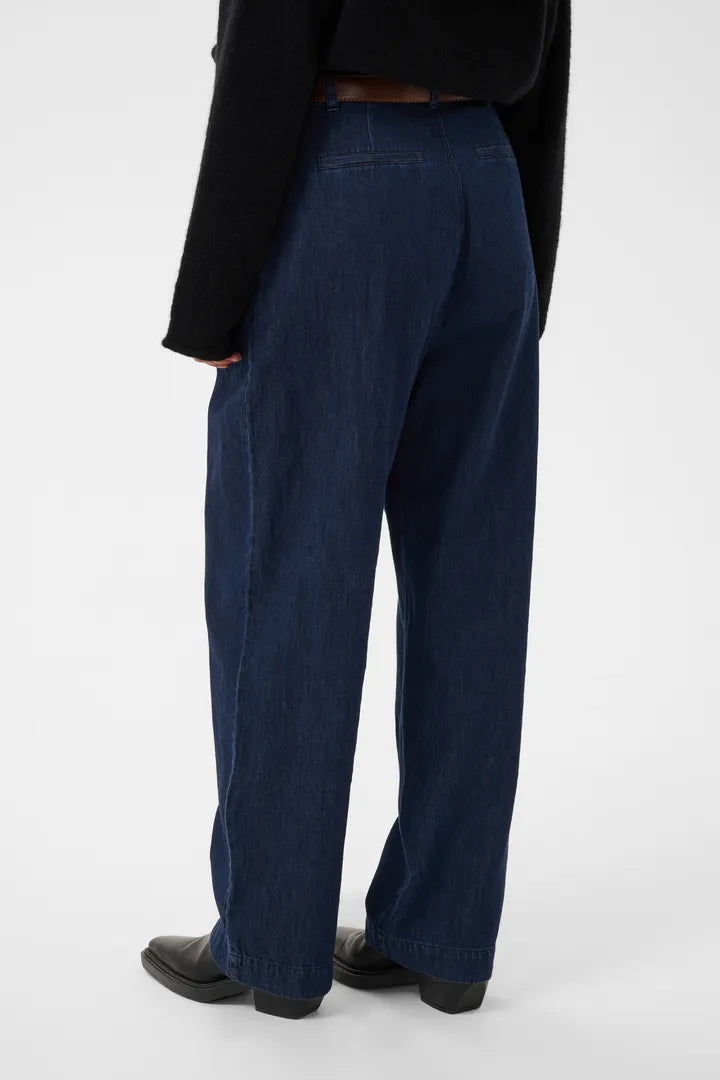 Part Two ColleenaPW Pants Dark Blue Denim
