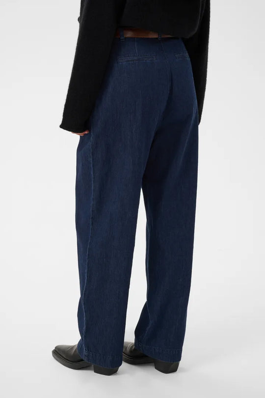 Part Two ColleenaPW Pants Dark Blue Denim