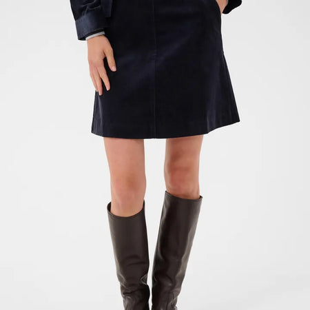 Part Two LingsPW Skirt Dark Navy