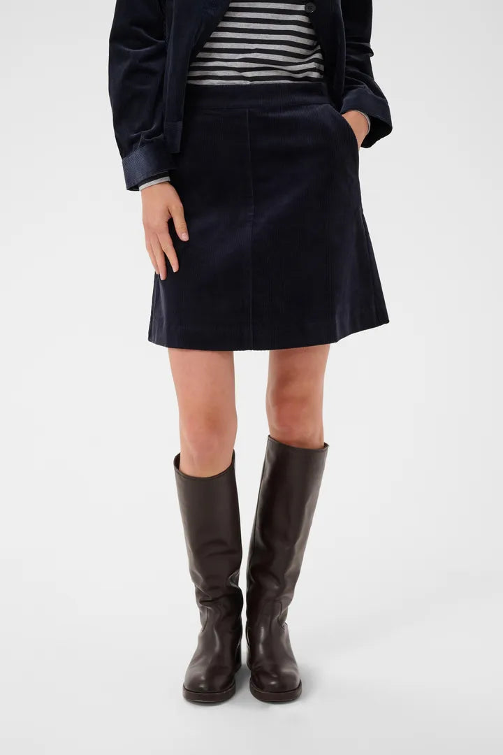 Part Two LingsPW Skirt Dark Navy