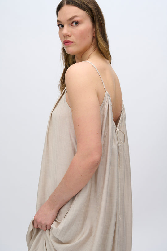 Moves Malia dress castle wall