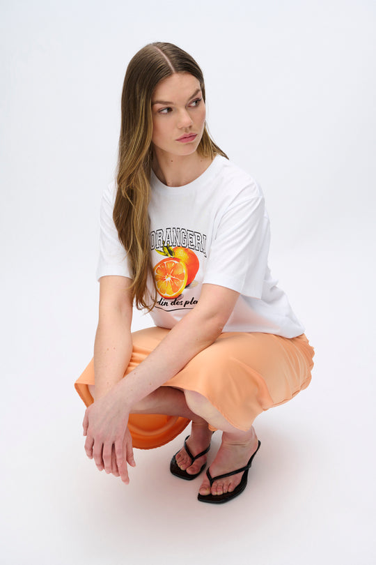 Moves Kiana Tee white orange