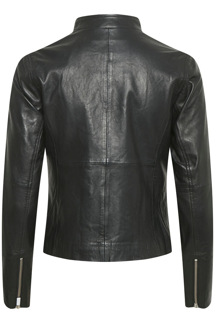 Part Two FrancesPW Leather outerwear Black