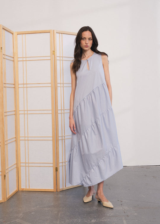 Pieszak Jeans PD-Dahlia Long Dress Kentucky Blue