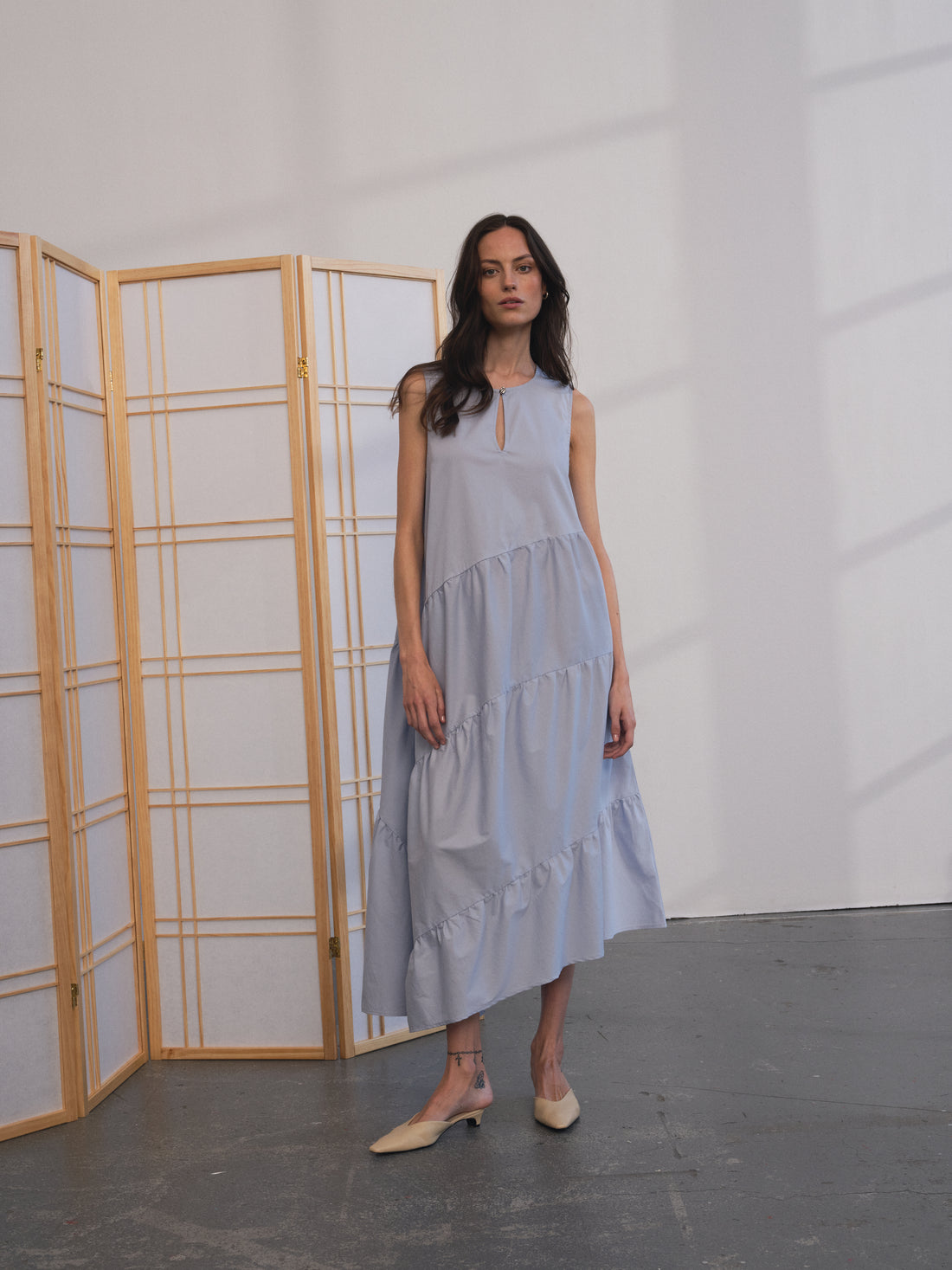 Pieszak Jeans PD-Dahlia Long Dress Kentucky Blue