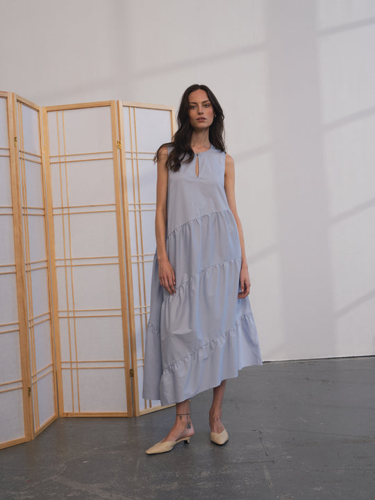 Pieszak Jeans PD-Dahlia Long Dress Kentucky Blue
