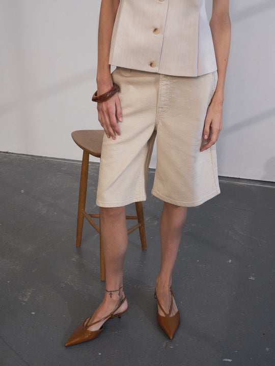 Pieszak PD-Gilly City Shorts Ecru