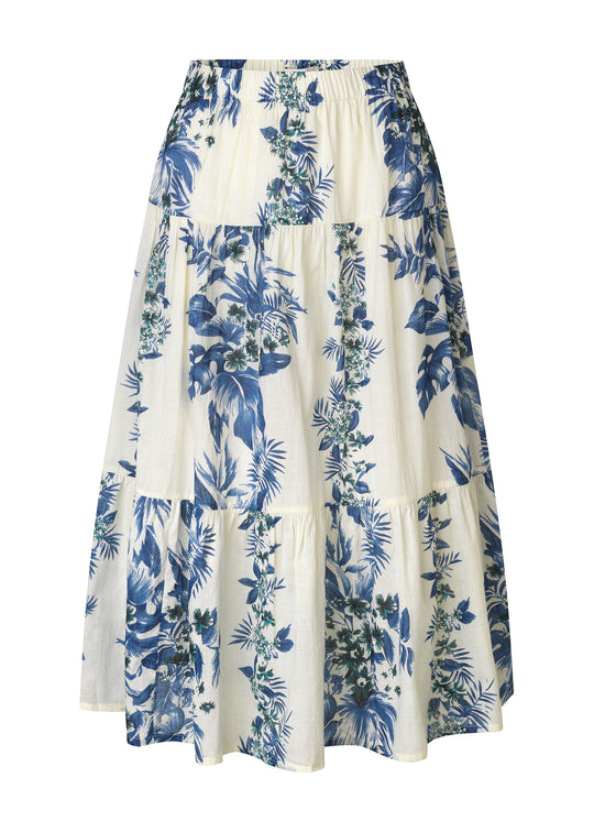 Lollys Laundry MorningLL Midi Skirt 20 Blue