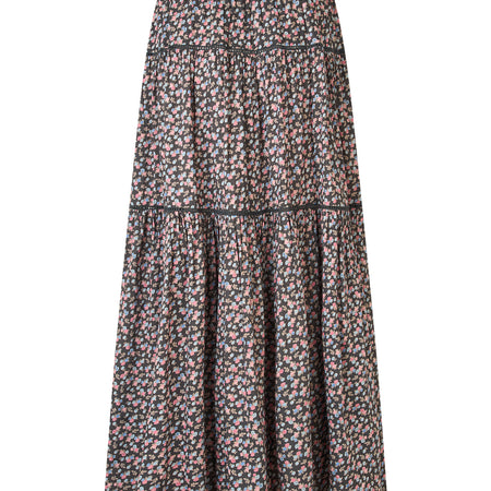 Lollys Laundry SunsetLL Maxi Skirt Washed Black