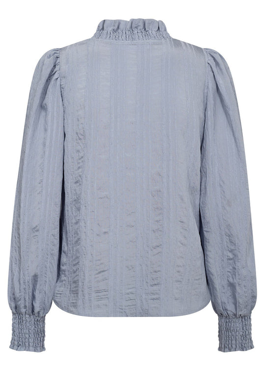 Co’Couture Kesicc V-Blouse Pale Blue