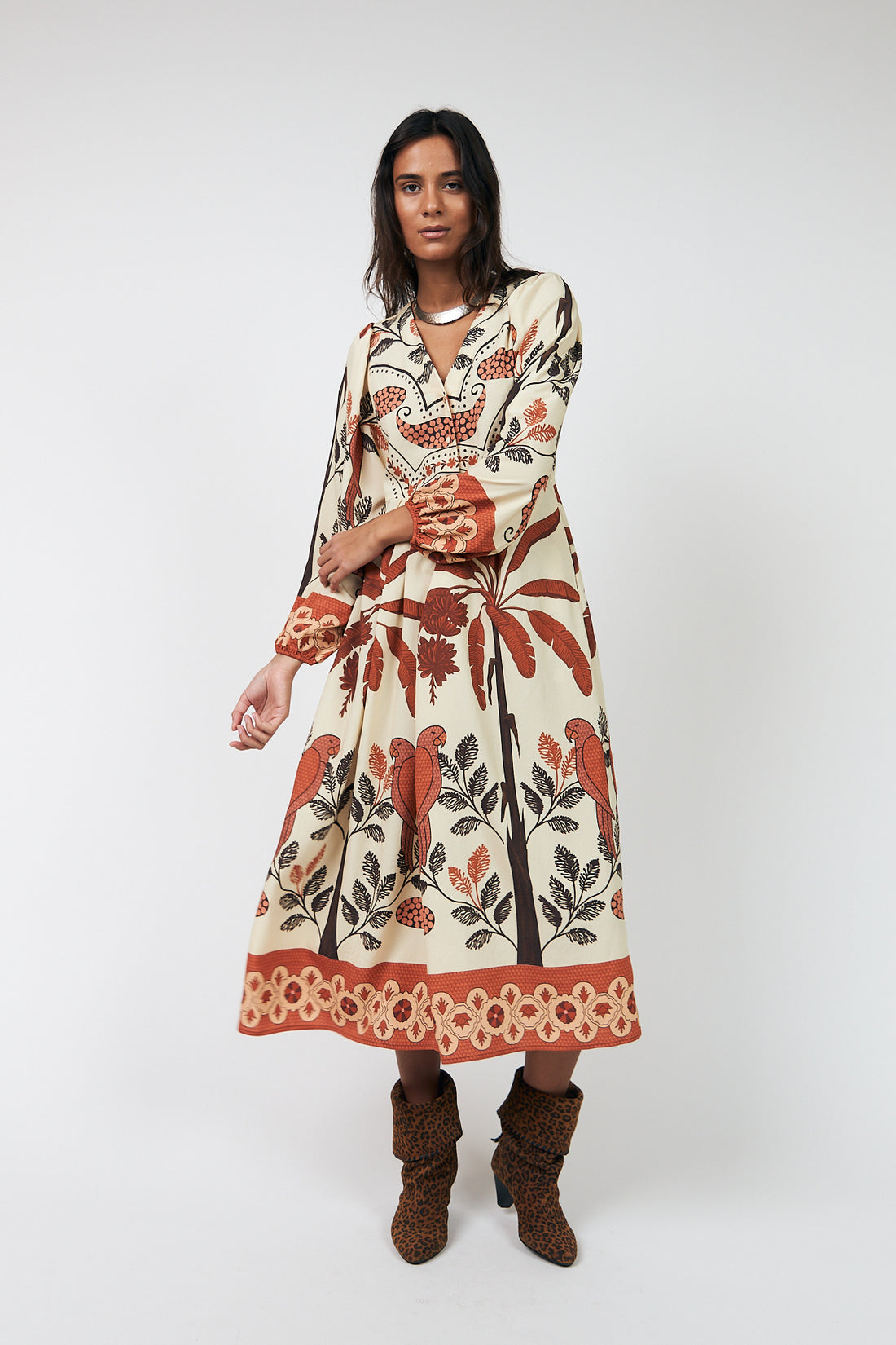 Lollys Laundry SaraiLL Dress 3/4 creme