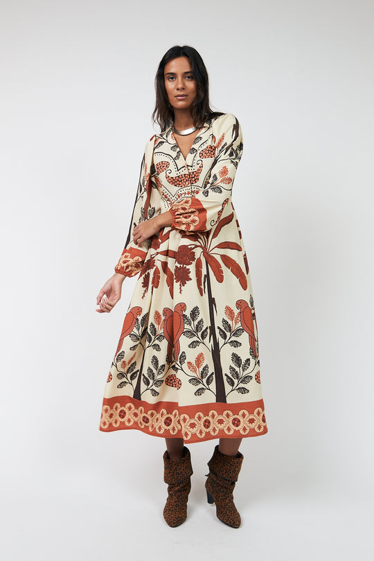 Lollys Laundry SaraiLL Dress 3/4 creme