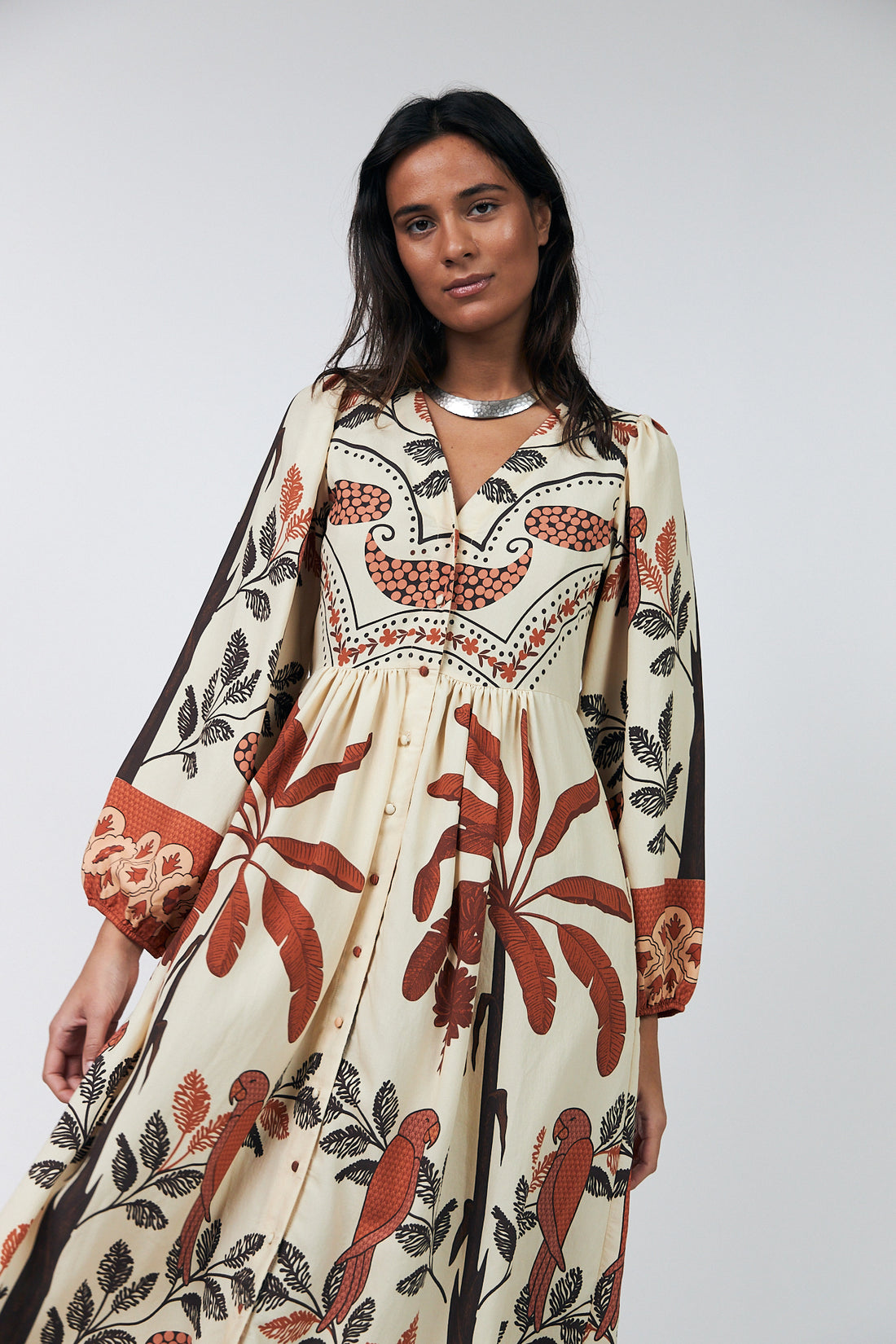Lollys Laundry SaraiLL Dress 3/4 creme