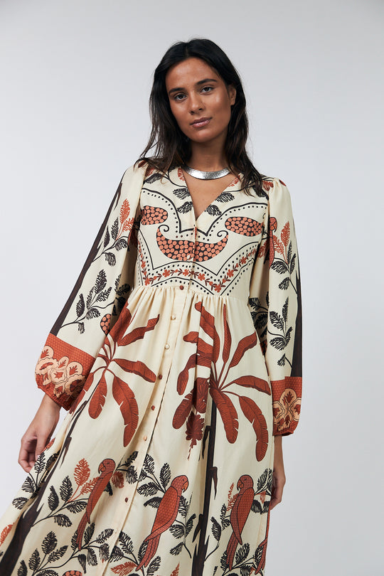 Lollys Laundry SaraiLL Dress 3/4 creme