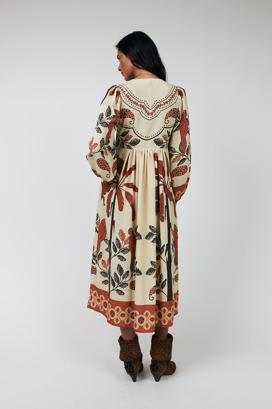Lollys Laundry SaraiLL Dress 3/4 creme