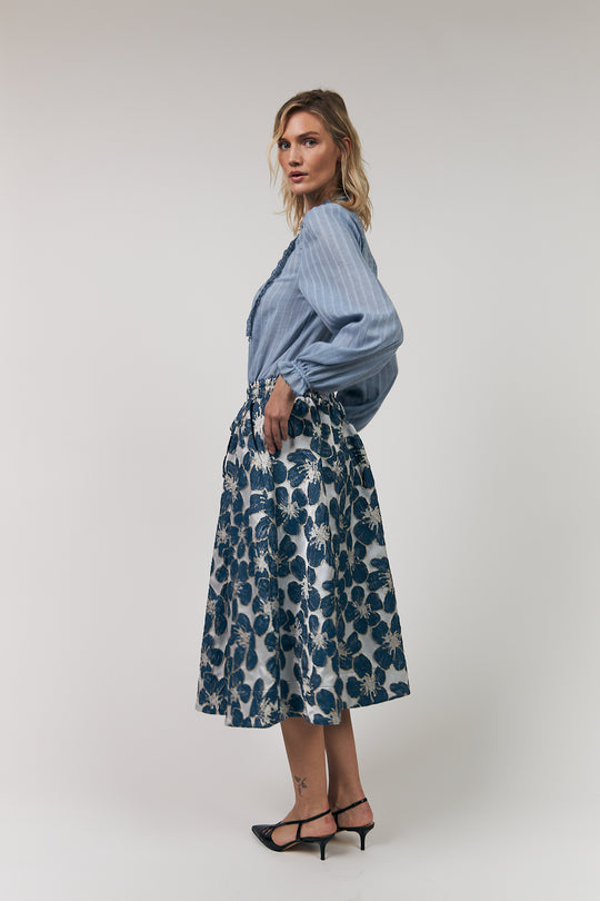 Lollys Laundry BristolLL Midi Skirt 20 blue