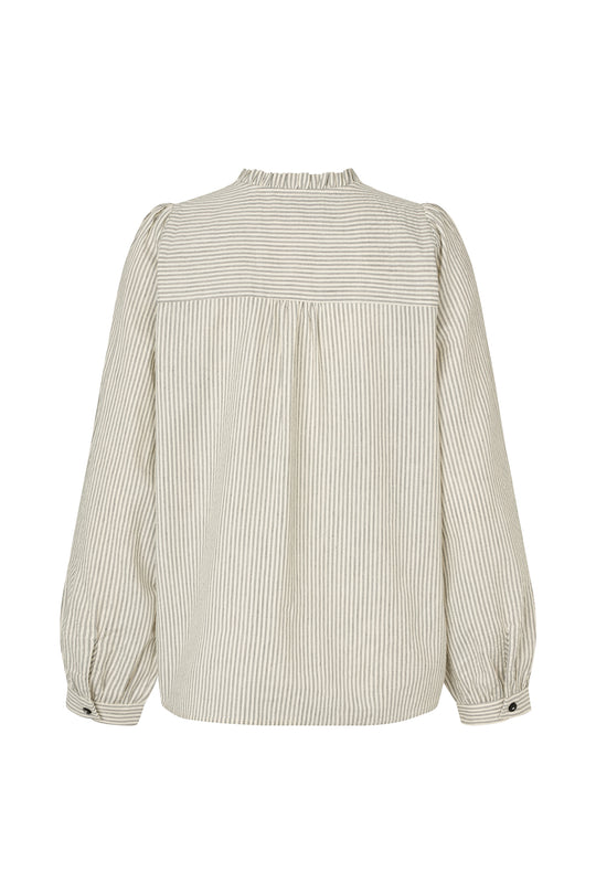 Lollys Laundry RiverLL Shirt LS 80 stripe sand