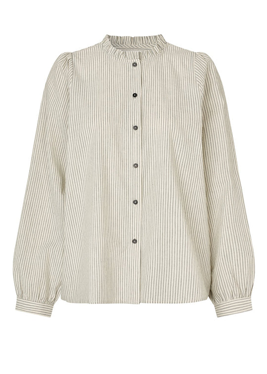 Lollys Laundry RiverLL Shirt LS 80 stripe sand