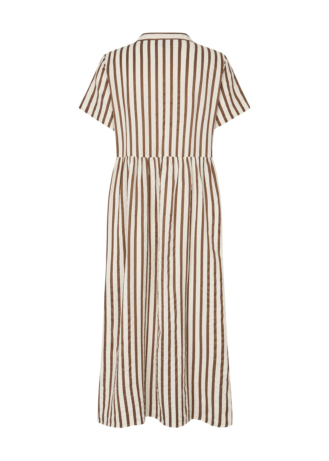 Lollys Laundry AliyaLl Maxi Dress SS 87 Dark Mokka stripe