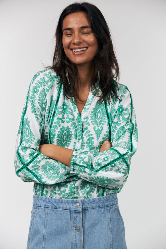 Lollys Laundry VeroLL Shirt LS green