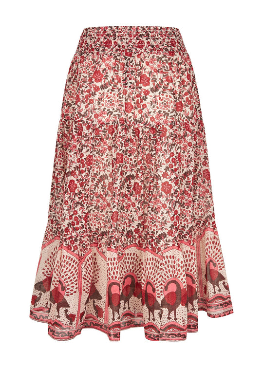 Lollys Laundry SunnyLL Midi Skirt 30 Red