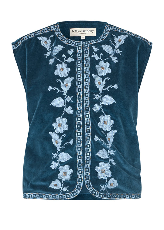 Lollys Laundry BinLL Vest SL blue