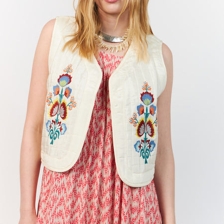 Lollys Laundry MistLL Vest SL Creme