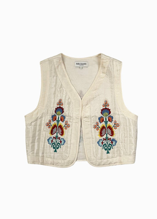 Lollys Laundry MistLL Vest SL Creme