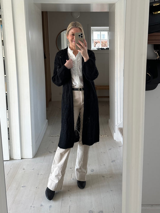 Noella Jayda Knit Cardigan black