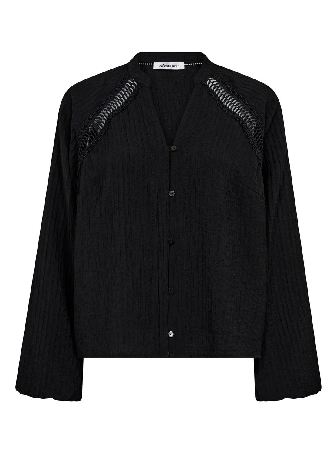 Co'Couture ShinaCC Lace v-shirt black