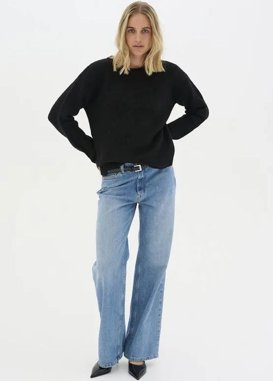 My Essential Wardrobe The Knit Pullover Black