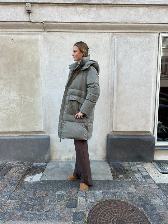 Part Two LisannePW OTW Dun puffercoat Smokey Oliven