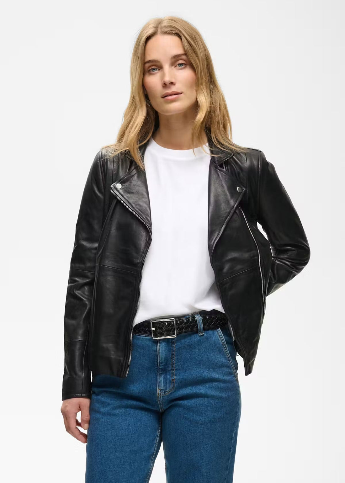 Part Two FrancesPW Leather outerwear Black