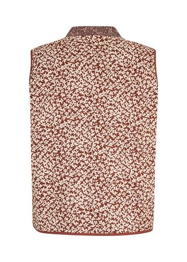 Lollys Laundry CairoLL Vest Flower print brown 25222-1017