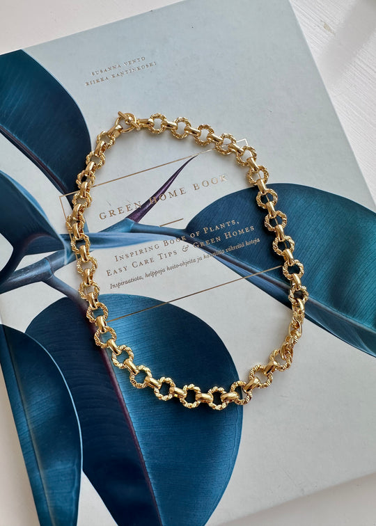 Plissé Copenhagen Suri necklace gold
