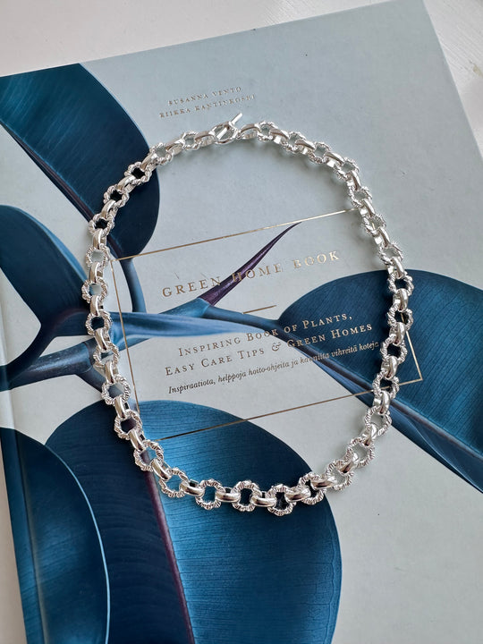 Plissé Copenhagen Suri necklace silver