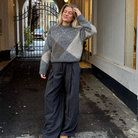 Minimum Gunli Pants Dark Grey Melange