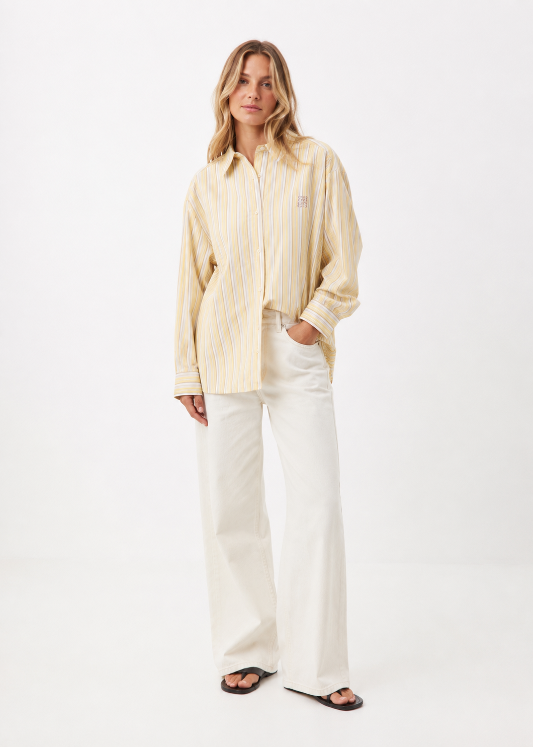 Sofie Schnoor Mercysw Oversized Shirt Light yellow