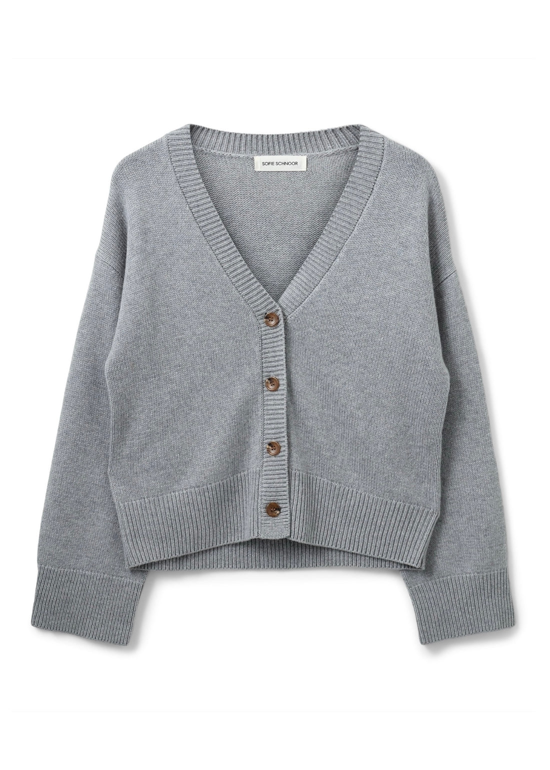 Sofie Schnoor LevaSW Cardigan Grey Melange
