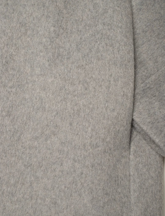 2NDDAY Liviana Classic Wool Coat light grey melange