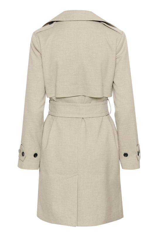 Inwear UlrykaIW Wool Trenchcoat Haze Melange