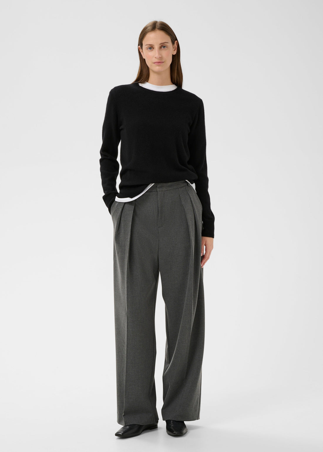 InWear NataliaIW Pants Antrecite Grey Melange