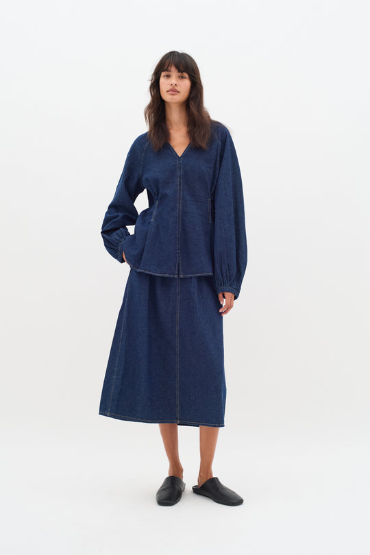 InWear RubinaIW Skirt Blue Denim