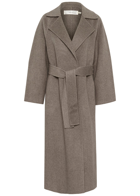 Inwear YillaIW Long Coat Sandy Grey Melange